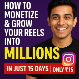 Grow instagram reels course in just 10Rs