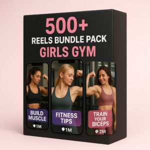 500+ GIRLS GYM REEL BUNDLE