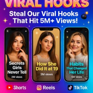 VIRAL HOOK POWER PACK ( 100+ VIRAL HOOKS BUNDLE) 🔥 VIRAL HOOK POWER PACK ✔️ 100+ Viral Hooks ✔️ Reels, Shorts & TikTok Optimized ✔️ Instant Digital Download