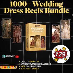 1000+ Wedding Dress Reels Bundle 👰💍 | Stunning Wedding Dresses for Your Social Media!