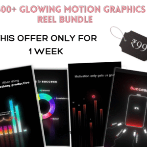 Ultimate 500+ Glowing Motivation Reel Templates – Instagram/TikTok/SnapChat Ready