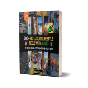 NEW LUNCH: 500 + Luxury Lifestyle Reel Bundle: Elevate Your Instagram with Premium Video Templates