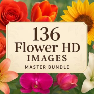 136 Flower HD Images (Bundle)
