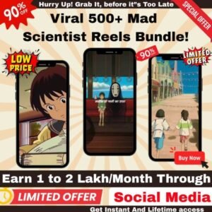 Viral 500+ mad Scientist reels bundle