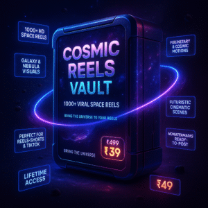 Cosmic Reels Vault: 1000+ Viral Space Reels 🌌