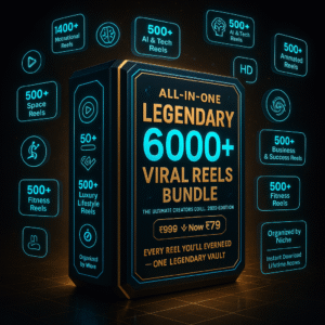 All-in-One Legendary 6000+ Viral Reels Bundle 🚀