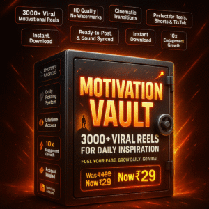Motivation Vault: 3000+ Viral Reels for Daily Inspiration 🚀