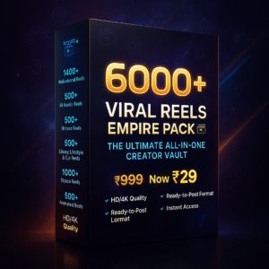 “6000+ Viral Reels Empire Pack 🎥 – The Ultimate All-in-One Creator Vault”