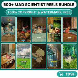 500+ Mad Scientist Reels Bundle Pack