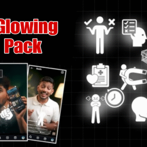 100+ Glowing Icon Pack