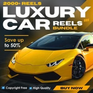 2000+ luxury cars reels bundle