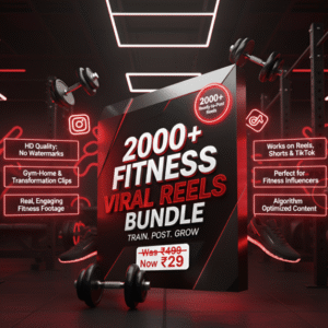 Stop Filming: Get 2000+ Viral Fitness Reels Instantly!
