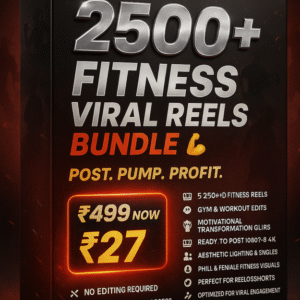 “2500+ Fitness Viral Reels Bundle 💪 – Post. Pump. Profit.”