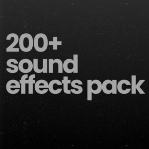200+ sound effects pack