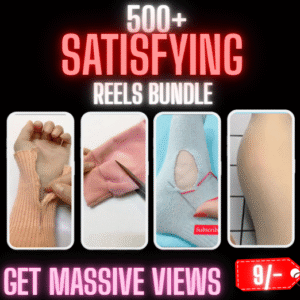 500+ Viral Satisfying Reels Bundle for Instagram & TikTok - Boost Engagement & Sales