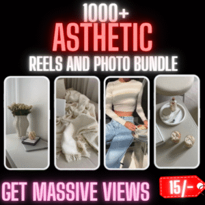 1000+ Viral Aesthetic Photo & Reels Bundle - Boost Your Social Media!