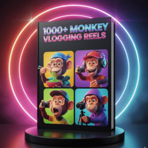 🚀 1000+ Monkey Vlogging AI Reels Bundle 🎬