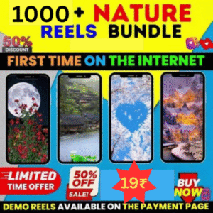 1000+ Nature Reels Bundle - Stunning Royalty-Free HD Nature Videos for Content Creators