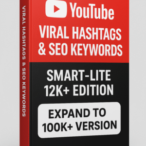 "YouTube Viral Hashtags & SEO Keywords – Smart-Lite 12K+ Edition | Boost Your Views Overnight!"
