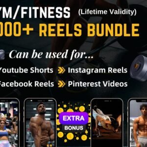 2200+ Gym reels bundle pack