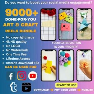 5000+ Art and Craft Reels Bundle Pack