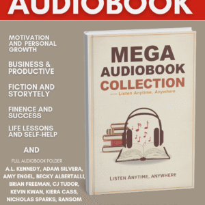 🎧 Mega Audiobook Bundle – 500+ Premium Audio (Motivation, Fiction, Self-Help, Business + Resell Rights)