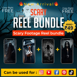 😱 SCARY REELS BUNDLE Download 👉Put your logo👉 Publish🤩
