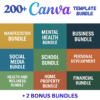 200+ Canva Template Bundle