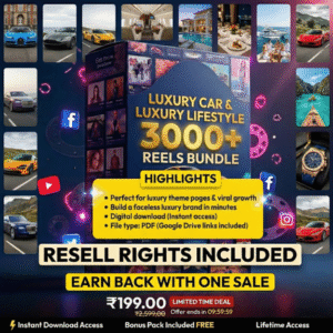 Luxury Car & Luxury Lifestyle Viral Reels 3000+ Reels Bundle (With 100% Resell Rights)