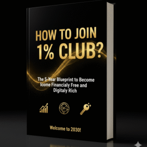 📘 How to Join 1% Club ? 💰 The 5-Year Blueprint to Become Financially Free and Digitally Rich