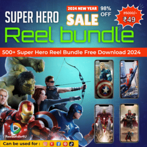 🤩 500+SUPER HERO REELS BUNDLE Download 👉Put your logo👉 Publish