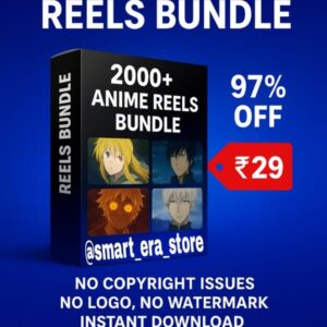 2000+ Anime Reels Mega Bundle – Viral Reels for Instagram & YouTube Shorts