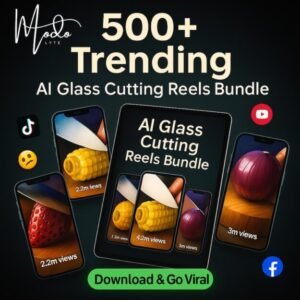 New Viral Glass cutting Reels Bundlle 📈
