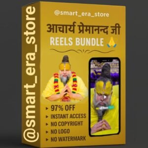 Acharya Premanand Ji Maharaj – 1000+ Devotional Reels Mega Bundle (HD/4K) | ₹29 Only