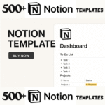 500+ Notion templates