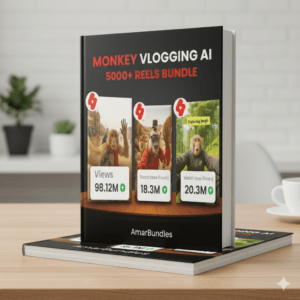 🐵🔥 5000+ AI Monkey Viral Reel Bundle – Ultimate Trending Content Pack