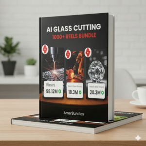 1000+ Extreme Viral AI Glass Cutting Reels Bundle