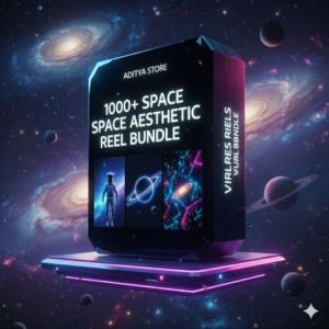 Space Aesthetic Reels Bundle Pack - Cosmic Instagram & TikTok Video Templates