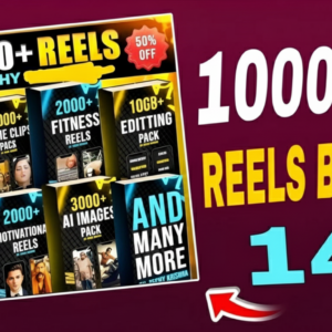 1 Lakh+ Viral Reels & Shorts Bundle: Mega Content for Instagram, YouTube & Facebook! 🔥