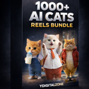 1000+ AI Cat Story Reels Bundle - Viral Instagram & TikTok Content for Pet Influencers
