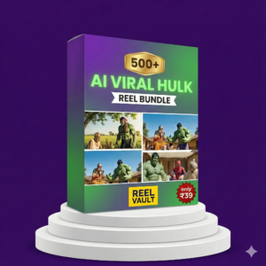 500+ viral AI hulk reel bundle