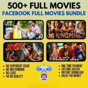 🎬🔥 500+ 4K Movies Collection – Lifetime Access 📀✨