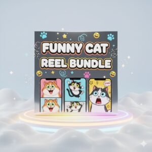 Funny Cat Reel Bundle - Hilarious & Engaging Cat Videos for Social Media