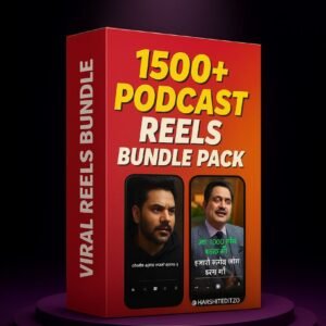 Podcast Reels Bundle Pack 2026 - Trending Social Media Content Creation Kit