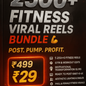 “2500+ Fitness Viral Reels Bundle 💪 – Post. Pump. Profit.”