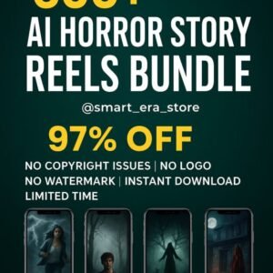 AI Horror Story Reels Bundle (600+ Viral Reels) – Scary AI Cinematic Reels for Instagram & Shorts (₹29 Only)