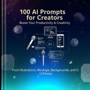 100 AI/MIDJOURNEY Prompts for Creators: Generate Stunning Visuals, Mockups & Designs Effortlessly