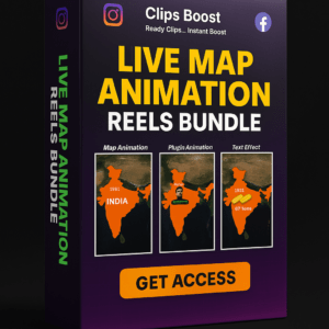 Tranding Live Map Animation Reels Bundle