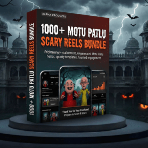 1000+ Motu Patlu Scary Reels Bundle 👻 | Viral Horror Content Pack