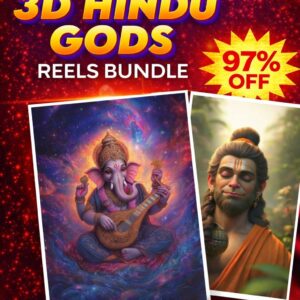 3D Hindu Gods Reels Bundle – 3000+ Divine, Cinematic & Spiritual God Clips (₹29 Only) 🕉️✨🔥